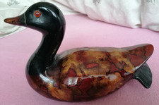 Deko Figure Ente Keramik? Porzellan?.