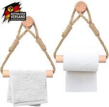 Vintage Handtuchhalter Seil