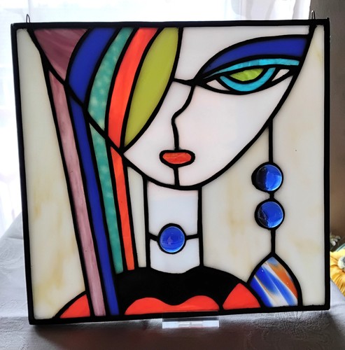 Tiffany fensterbild lady punk - lady,