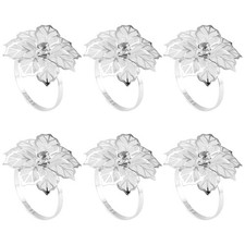 6 Pack Servietten Ringe, Gold