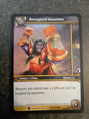 Wow tcg stronghold gauntlets - tcg,