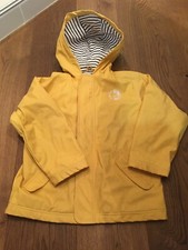weekend a la mer ~ gefütterte Regenjacke Jacke gelbbraun Gr. 128/8 Jahre