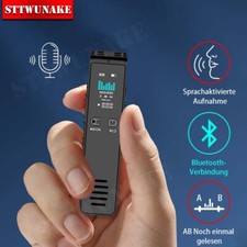 32GB Bluetooth Digital Voice Activated Recorder Audio Recording Hörgerät MP3