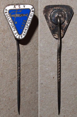 Emaillierte anstecknadel asv - emaillierte,