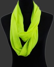 Loop Schal Halstuch Schals Rundschal Schlauchschal Unisex Multicolor seidig 