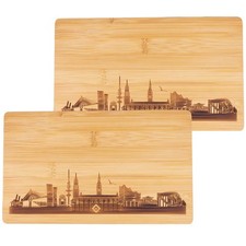 HSV Brettchen Skyline 2er-Set