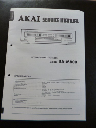 Original service manual akai - original,