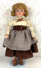 Gilde Handwerk Künstlerpuppe 40 cm Porzellankopf