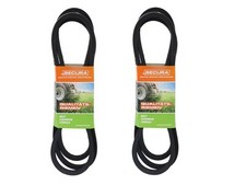 2x Mähwerkantriebsriemen passend JOHN DEERE 108 116 180 GT242 LX172 LX188 STX30