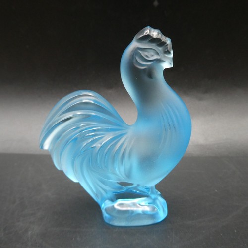 Lalique blauer hahn - lalique,