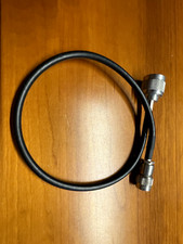 Adapterkabel RG223 Koax-Kabel 50 Ohm, TNC /N Stecker Länge ca. 43 cm Suhner