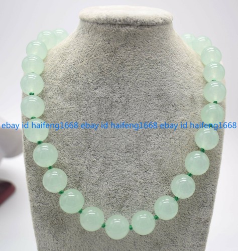 Riesige 14mm hellgrüne jade - 14mm,