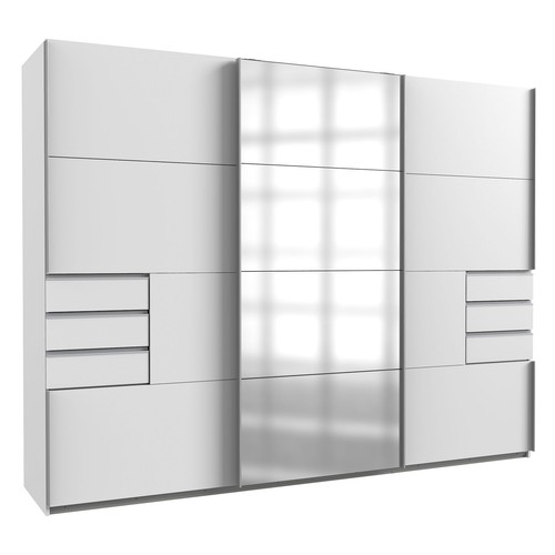 Schwebetürenschrank weiß - schwebetürenschrank,