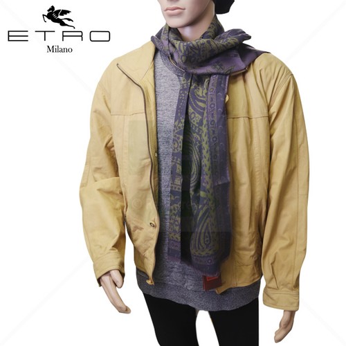 Schal seide wolle etro delhy - etro,