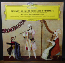 LP - Deutsche Grammophon - Mozart Konzert für Flöte und Harfe (1323)