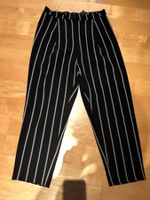 gestreifte Hose schwar/weiß gr.40