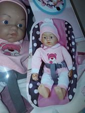 Babypuppe mit Tragetasche wie