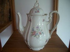 ANTIKE KAFFEEKANNE v. Zeh Scherzer Bavaria Germany Anfang 20.Jahrh.  m. Goldrand