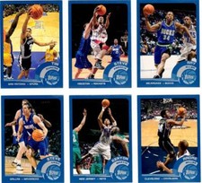 BASKETBALL TOPPS 2002-2003
