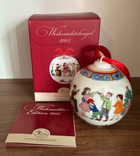 Hutschenreuther Porzellankugel Weihnachtskugel Kugel 2015 in OVP
