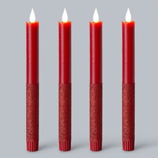 4er Glitzer Metallic LED