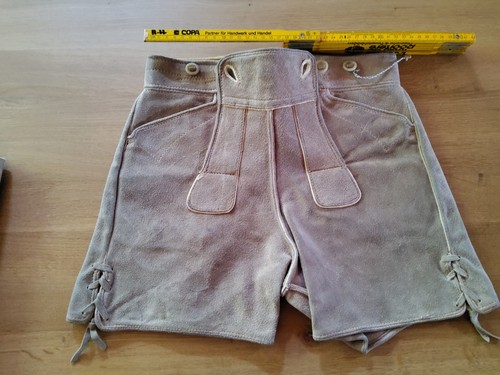 Kurze kinderlederhose beige - kurze, kinderlederhose,