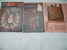 Kreuzstich Stickbild Weihnachten 9 Stickmuster Handarbeit dänisch Vorlagen