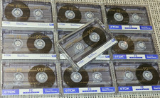 10x TDK FE 90 *UNBESCHRIFTET* MC Tape
