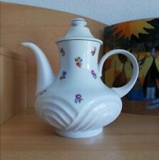 Schöne Kahla Porzellan Kaffee Kanne Streublümchen Service Retro Vintage Nachlass