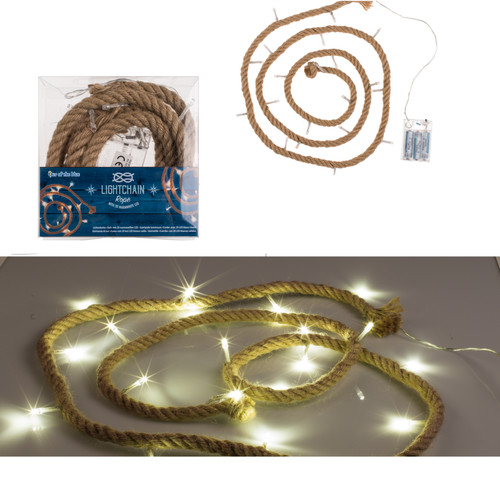 Deko seil mit led tau - led's, 2