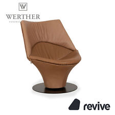 Werther W 100 Leder Sessel Beige Braun