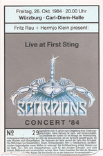 Scorpions Live At First Sting