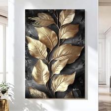 Abstraktes Wandbild Gold