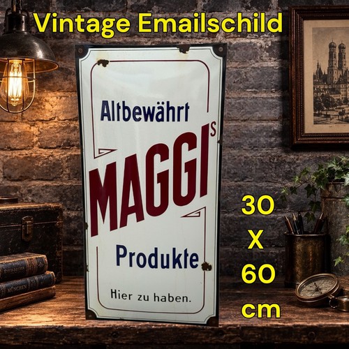 Vintage alt maggi - vintage, emaille
