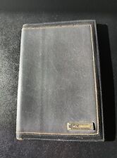 HCL Kreditkarten Etui Leder Braun/Schwarz Metall Logo