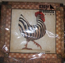 180 Servietten Zebra Chicken aus Sammlung zur Serviettentechnik - Eingeschweisst