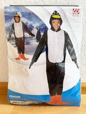 Kostüm Pinguin Gr. 116 Jungen Mädchen Overall Tierkostüm Halloween