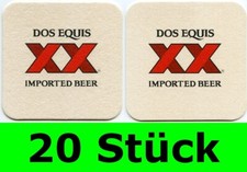 20 Stück Bierdeckel DOS EQUIS