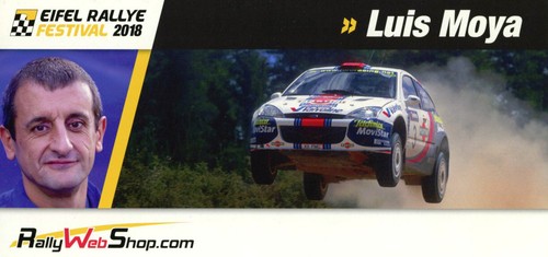 Luis moya autogrammkarte - moya,