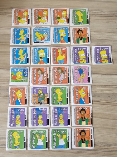 Die simpsons sammelsticker - die,