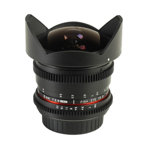 Samyang 8mm fisheye 8 - samyang, t3.8