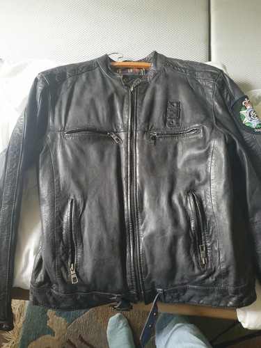 Lederjacke herren - ,
