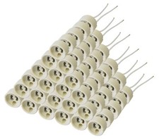 100x GU10 Lampen Fassung Aderendhülsen Sockel Halogen LED Fassungen 100 Stück