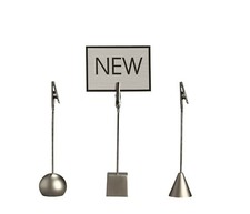 Tischkartenhalter Fotohalter Namenskarten Platzkarten Hochzeit Clip Metall 12 cm