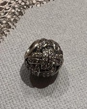 Original Pandora Pavé Charm 925er Silber Zirkonia Weiß Zopfmuster Geflochten