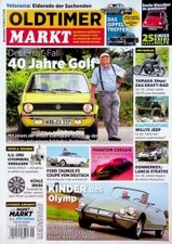 1) Oldtimer Markt 11/2014 - 40 Jahre VW Golf I - ein - Citroen DS 19 Cabrio mit