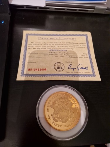 1877 dollar half union - 50, $