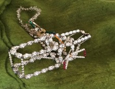 Gablonzer Christbaumschmuck großes Flugzeug mit Flügeln selten