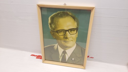 Bild rahmen ddr - rahmen, honecker