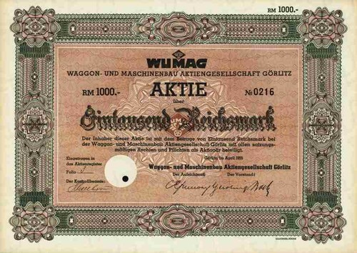 Wumag waggon maschinenbau - wumag,